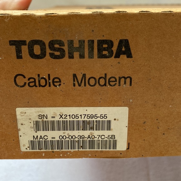 TOSHIBA Cable Modem - Picture 5 of 6